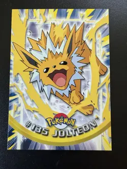 2000 Topps Pokemon Series 3 #135 Jolteon TV Animation Edition Blue - Image 1