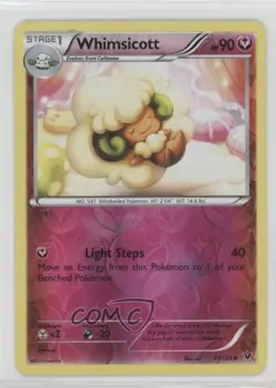 Whimsicott Reverse Foil Pokemon XY Fates Collide #71 0w6 - Image 1