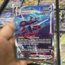 Pokemon - Inteleon VMAX (Alt) - 266/264 Fusion Strike - Alternate Full Art - NM - Image 1