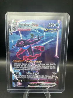 Pokemon - Inteleon VMAX (Alt) - 266/264 Fusion Strike - Alternate Full Art - NM - Image 1