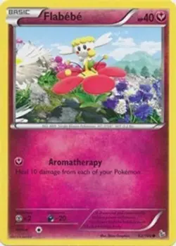 2x Flabebe (#62/106) - Reverse Holofoil XY - Flashfire MP Pokemon - Image 1