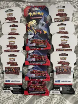 Pokemon TCG DESTINED RIVALS Sleeved Booster Packs New Sealed Lot of 12 Packs - Image 4