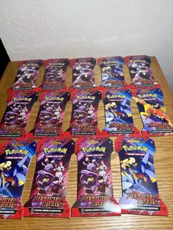 Pokemon Destined Rivals -Sleeved Packs - Factory Sealed Lot Of 14 196214111233 - Image 2