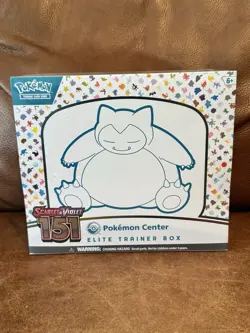151 Pokemon Center ETB Elite Trainer Box Scarlet & Violet Pokemon TCG Sealed - Image 1