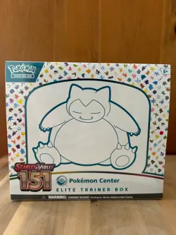151 Pokemon Center ETB Elite Trainer Box Scarlet & Violet Pokemon TCG Sealed - Image 1