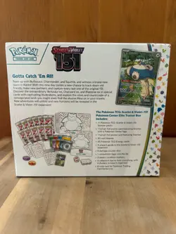 151 Pokemon Center ETB Elite Trainer Box Scarlet & Violet Pokemon TCG Sealed - Image 2
