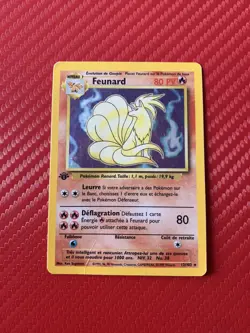 Carte Pokemon Feunard 12/102 Edition 1 Set de Base Wizards FR - Image 1