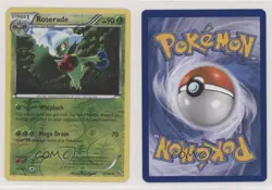 Roserade Reverse Foil Pokemon XY Flashfire #9 0y59 - Image 3