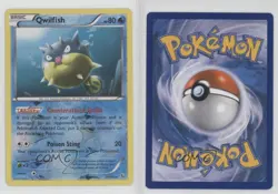 Qwilfish Reverse Foil Pokemon XY Flashfire #21 2f4 - Image 3