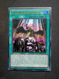 Battles of Legend: Monster Mayhem Yugioh #BLMM-EN171 Forbidden Droplet NM+ - Image 1