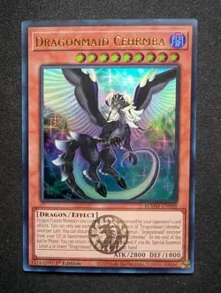 Yugioh Dragonmaid Cehrmba Ultra Rare Battles of Legend Monster Mayhem BLMM-EN048 - Image 1