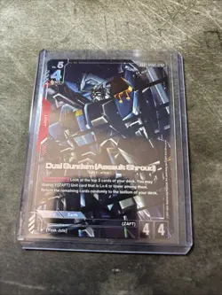 Gundam Card Game GCG Duel Gundam (Assault Shroud) Alt Art / GD01-045 LR+ - Image 1