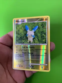 Minun 71/147 Supreme Victors Reverse Holo Pokemon Card MP - Image 3