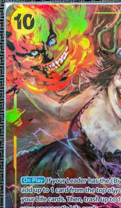 One Piece Card Game Charlotte Linlin (Big Mom) OP03-114 SR | Alt Art Parallel LP - Image 2