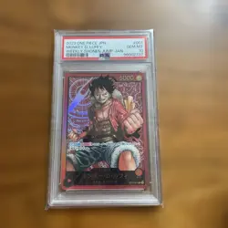 One Piece Card Luffy ST01-001 Leader Straw Hat Crew Rare Collectible - Image 1