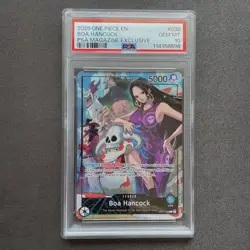 One Piece Card Boa Hancock PSA Magazine Promo B341 English PSA10 Rare - Image 1