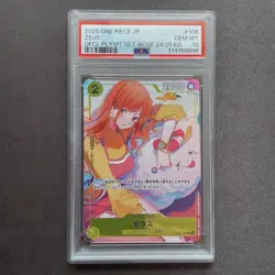 One Piece Card Zeus Nami BANDAI Fest Promo B340 PSA10 Rare Collectible - Image 1