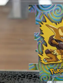 Pokemon TOPPS The Movie Animation Non Holo DIE CUT Alakazam EV9 of 12 Free Ship! - Image 4