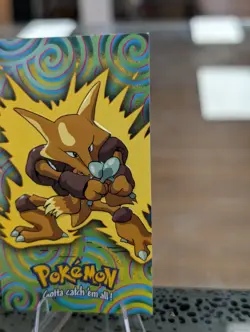 Pokemon TOPPS The Movie Animation Non Holo DIE CUT Alakazam EV9 of 12 Free Ship! - Image 5