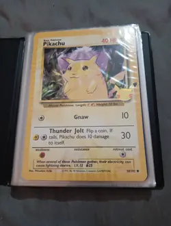 Pokemon Jumbo Card Lot of 29 Cards Whit Binder - Image 1