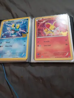 Pokemon Jumbo Card Lot of 29 Cards Whit Binder - Image 4