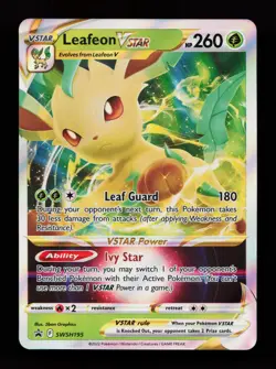 Leafeon VSTAR SWSH195 Promo SWSH: Sword & Shield Promo Cards Pokemon Card - Image 1
