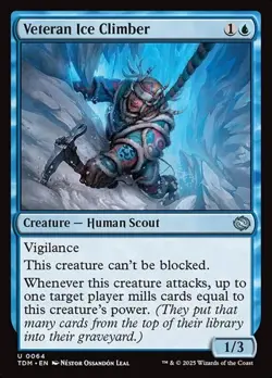 2x Veteran Ice Climber - Foil TDM NM MTG - Image 1