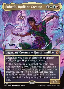 2x Saheeli, Radiant Creator - Extended Art DRC LP MTG - Image 1
