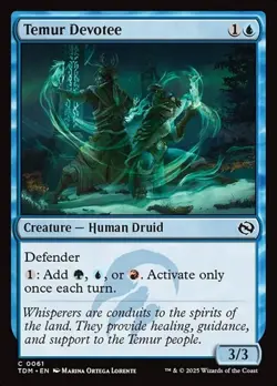 2x Temur Devotee - Foil TDM NM MTG - Image 1
