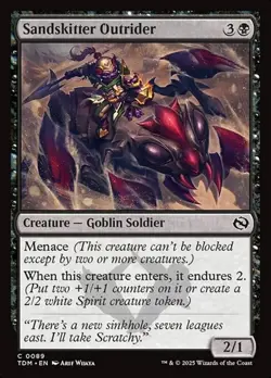 2x Sandskitter Outrider - Foil TDM NM MTG - Image 1