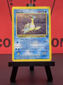 Lapras 10/62 Fossil Vintage Pokemon TCG Holo HP - Image 2