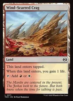 2x Wind-Scarred Crag - Foil TDM NM MTG - Image 1