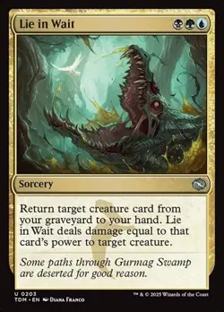 2x Lie in Wait TDM NM MTG - Image 1