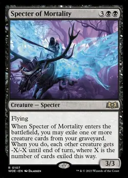 2x Specter of Mortality - Foil WoE NM MTG - Image 1