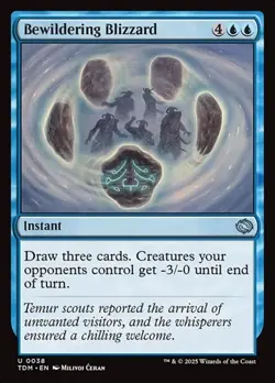 2x Bewildering Blizzard - Foil TDM NM MTG - Image 1