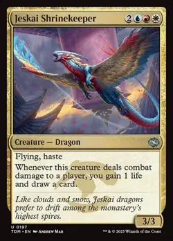2x Jeskai Shrinekeeper - Foil TDM NM MTG - Image 1