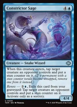 2x Constrictor Sage - Foil TDM NM MTG - Image 1
