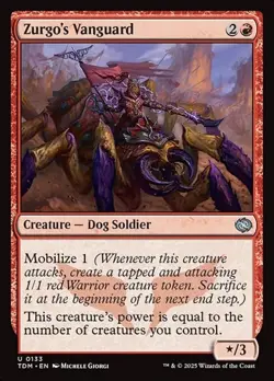 2x Zurgo's Vanguard TDM NM MTG - Image 1