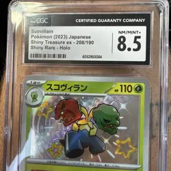 Scovillain 208/190 Shiny Treasure ex JP Pokemon TCG Graded CGC 10 Gem Mint - Image 5