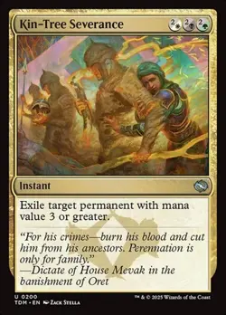 2x Kin-Tree Severance - Foil TDM NM MTG - Image 1