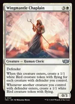 2x Wingmantle Chaplain TDC NM MTG - Image 1