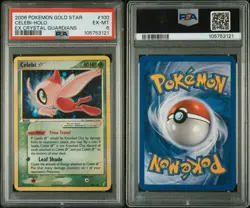 Pokemon Celebi Gold Star 100/100 PSA 6 EX-MT EX Crystal Guardians Holo Rare 2006 - Image 3
