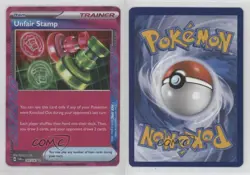 ACE SPEC - Unfair Stamp Pokemon SV06: Twilight Masquerade #165 12g7 - Image 3
