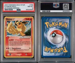 Pokemon Flareon Gold Star 100/108 PSA 8 NM-MT EX Power Keepers Holo Rare 2007 - Image 3