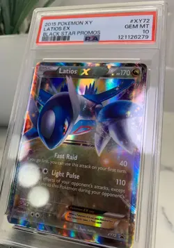 LATIOS EX XY72 Dragon Holo 2015 Pokemon XY (Black Star Promo) Gem Mint PSA 10 - Image 2