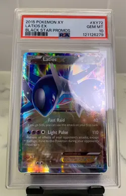LATIOS EX XY72 Dragon Holo 2015 Pokemon XY (Black Star Promo) Gem Mint PSA 10 - Image 3