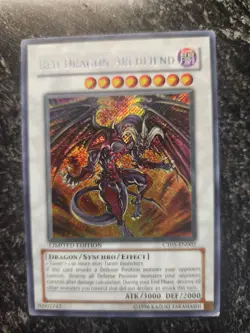 YUGIOH TCG RED DRAGON ARCHFIEND CT05-EN002 SECRET LIMITED EDITION LP - Image 1