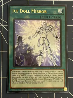 Yugioh Ice Doll Mirror BLMM-EN033 1st Edition Ultra Rare NM - Image 1