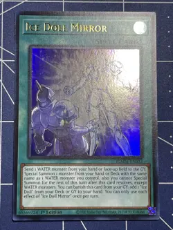 Yugioh Ice Doll Mirror BLMM-EN033 1st Edition Ultra Rare NM - Image 2