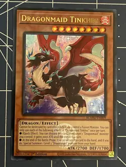 Yugioh! Dragonmaid Tinkhec BLMM-EN059 1st Edition Ultra Rare NM - Image 1